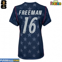 Vereinigte Staaten Alex Freeman #16 Auswärtstrikot Frauen EM 2024 Kurzarm